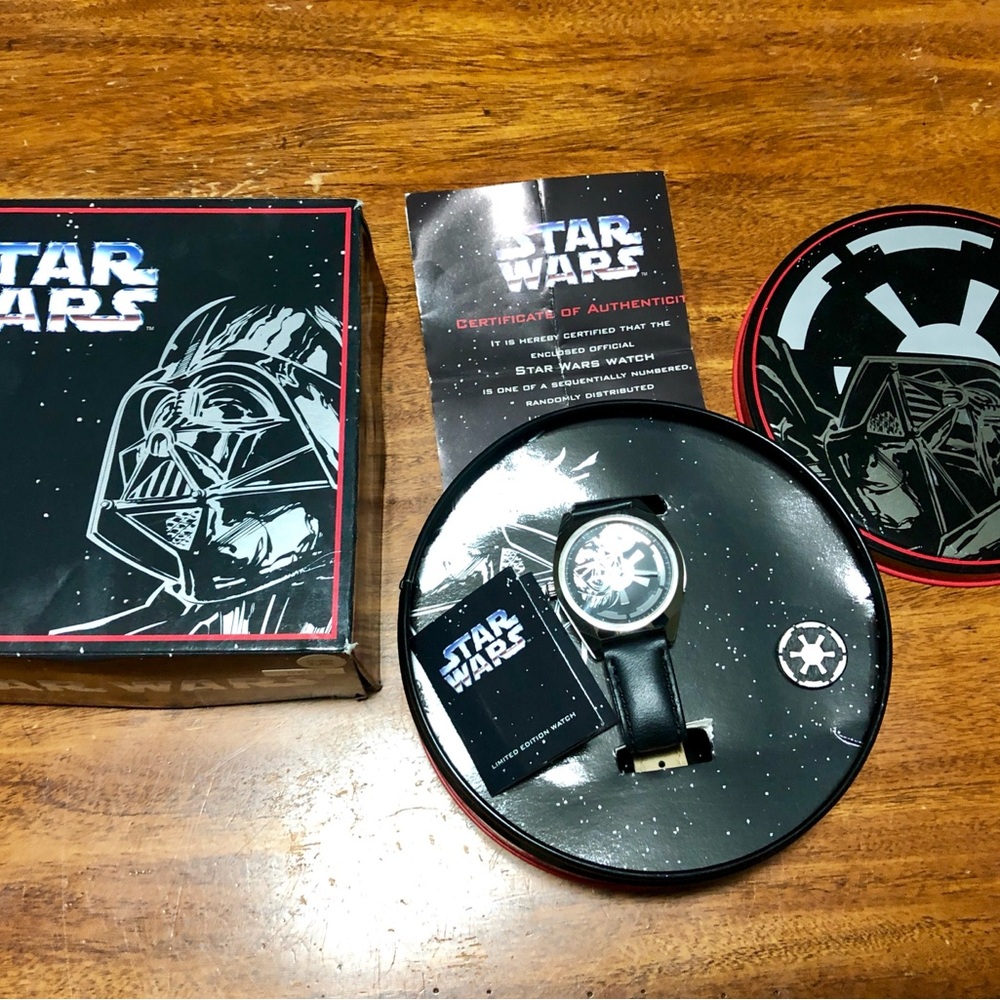Fossil Original Star Wars Limited Edition Darth Vader Watch NOS